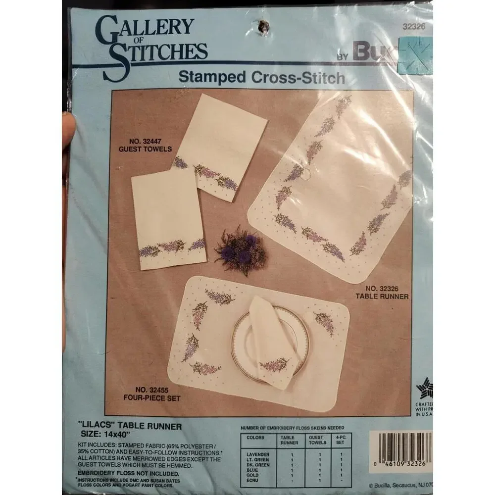 Bucilla Stamped Cross Stitch